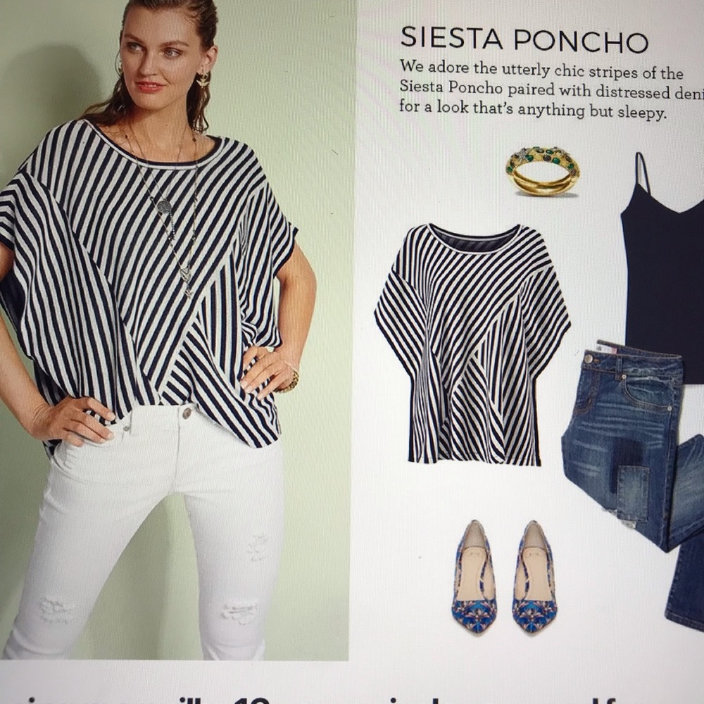 Cabi Siesta Poncho -Size Medium